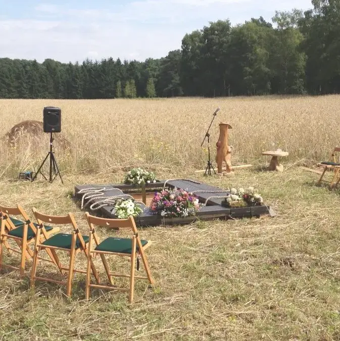 Natuurbegrafenisondernemer Berry van Beek